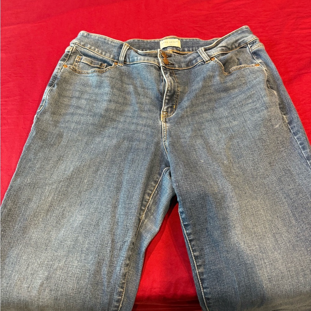 Lane Bryant Blue Straight Leg Jeans